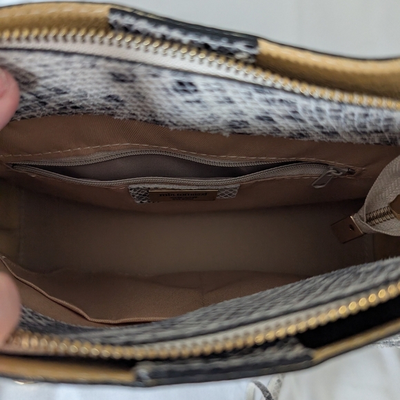 Mia Tomazzi Papiniano 100% Italian leather Snake Print Handbag - Picture 7 of 7